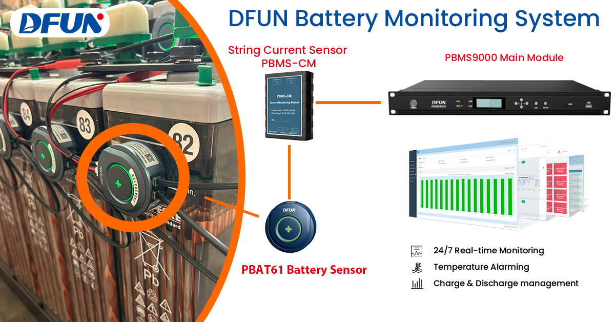 Dfun battery monitoring system PBAT61+PBMS9000 Sistem Pemantauan Baterai DFun PBAT61+PBMS9000