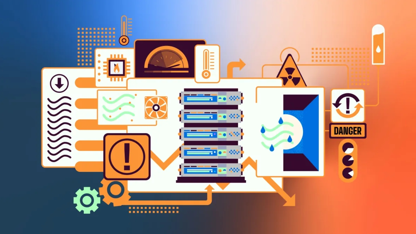 Preventing Overheating in Data Centers Mencegah Overheating di Pusat Data