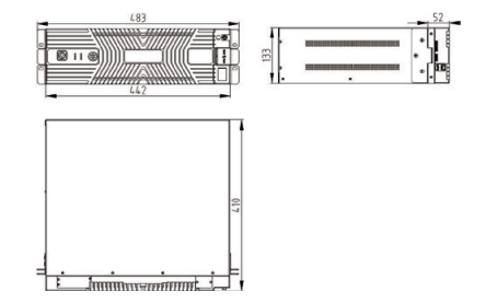 Fitur Paket Baterai Lithium-Ion LiFePO4 DFPA48100 48V 100AH