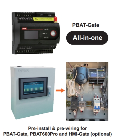 Pengontrol Utama Sistem Pemantauan Baterai UPS PBAT-Gate