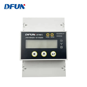 DFPM93 Din Rail 3 Fase Multi Fungsi RS485 63A Pengukur Energi