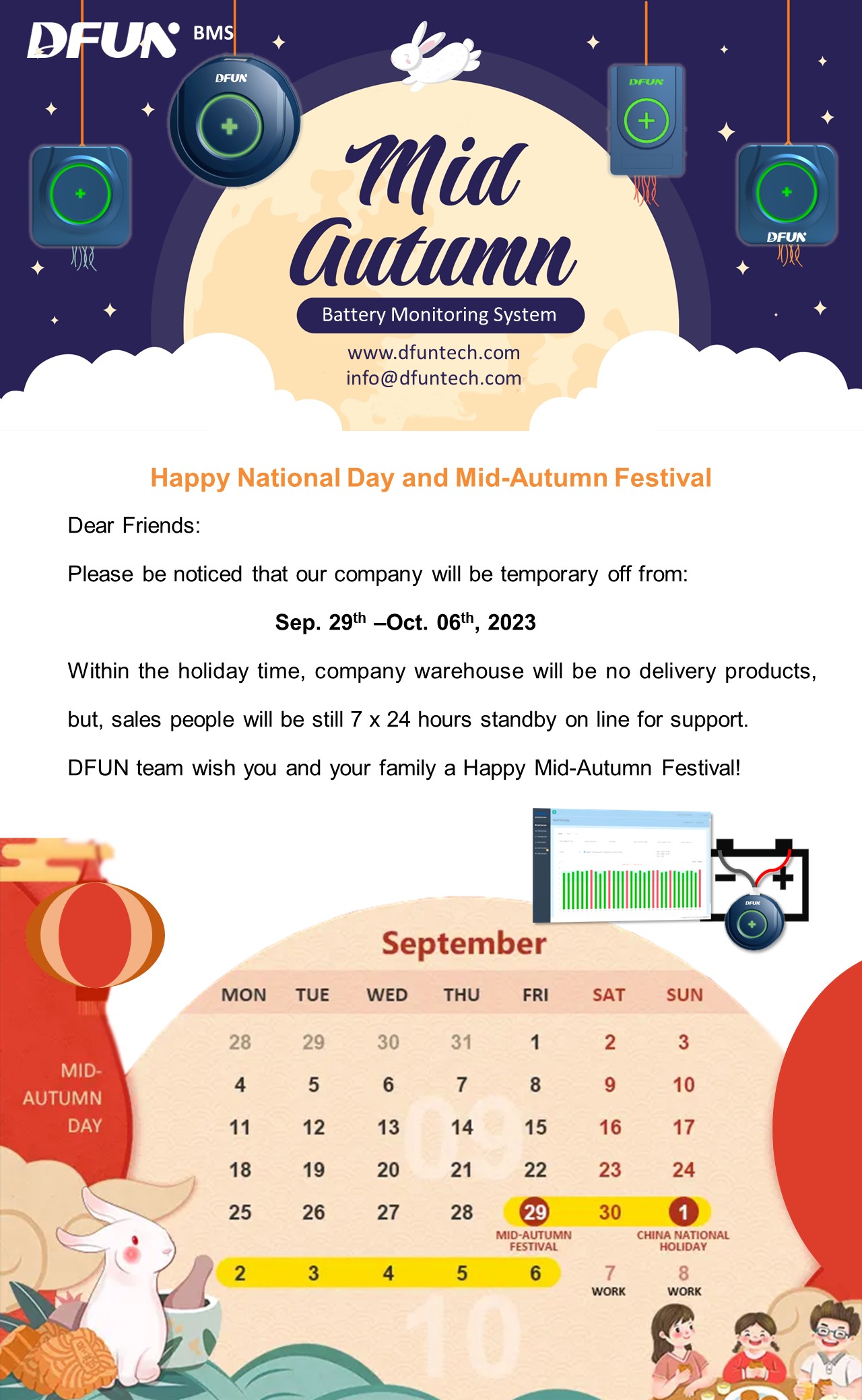 Selamat Festival Pertengahan Musim Gugur