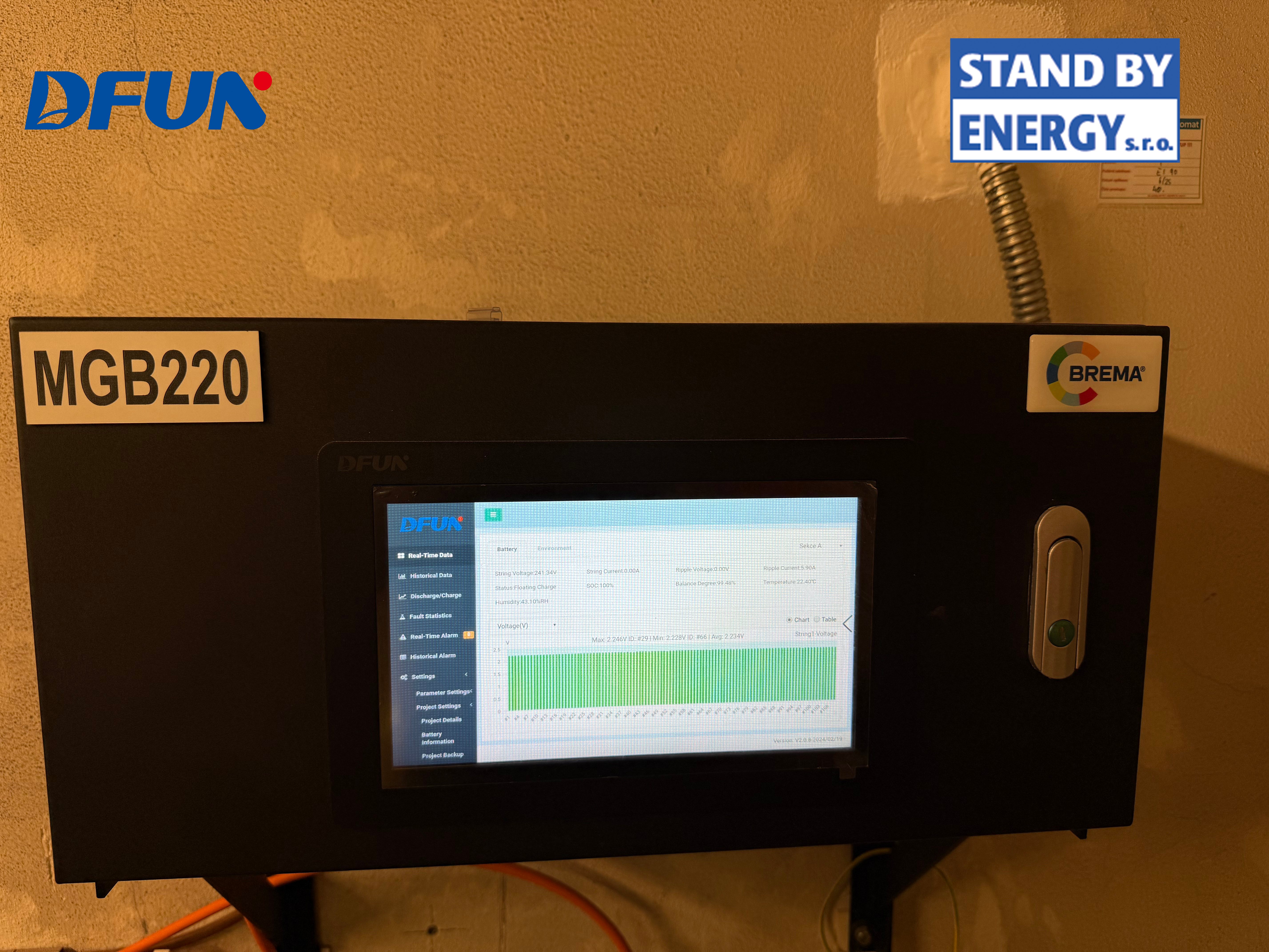 Sensor sistem pemantauan baterai PBMS9000