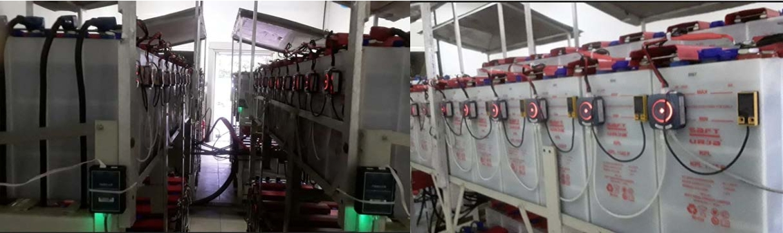 Sensor pemantauan baterai Ni-Cd dipasang di gardu induk India 